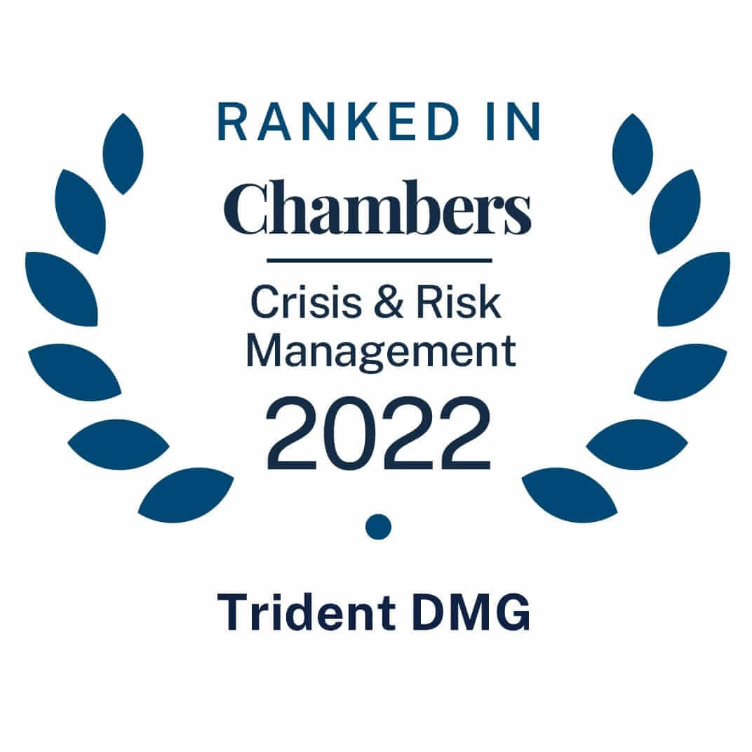 Ranked in Chambers Crisis and Risk Management 2022 – Trident DMG