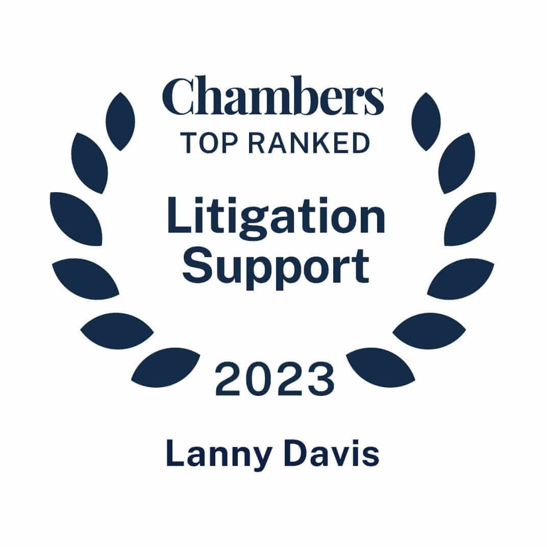Top Ranked in Chambers Litigation Support 2023 – Lanny Davis